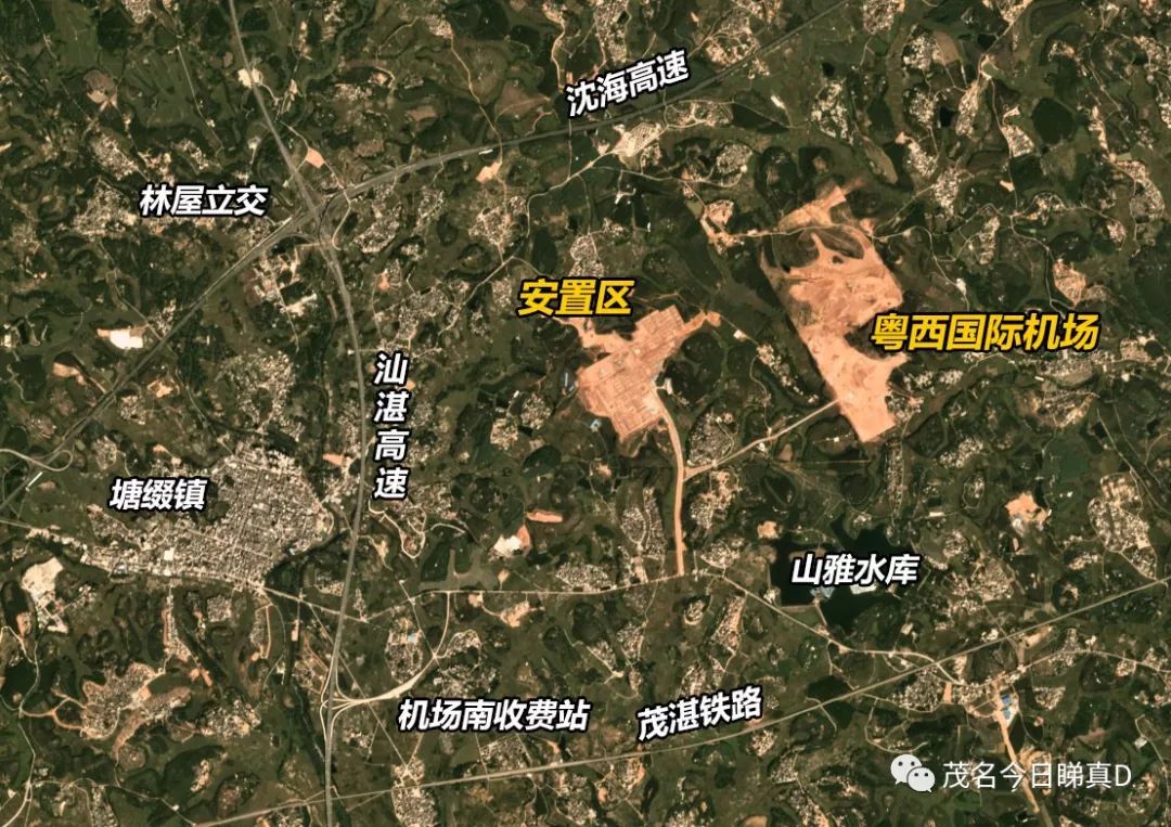 吴川机场卫星图图片